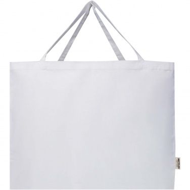 Logo trade corporate gifts picture of: Odessa 220 g/m² GRS recycled cotton large tote bag